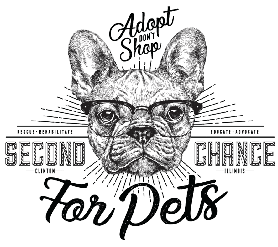Second chance for pets. Adopt dont shop. Rescue, rehabilitate, educate, advocate. Clinton Illinois.